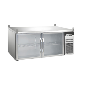Refrigerador Pequeño de Pared para el Hogar, con Puerta de Vidrio, Enfriador con Ventilador y Refrigeración por Aire, Exhibidor Refrigerado - Product Image 1