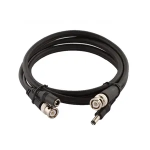 10M 15M 20M Camera Power Cable Coaxial Cable Rg59 CCTV Cable With Bnc Dc Connectors