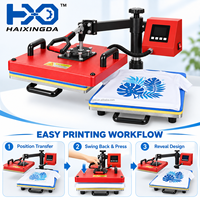Presse à chaud multifonction 5 en 1 29*38cm 33*45cm pour sublimation et transfert thermique sur T-shirts, mugs, casquettes, assiettes
