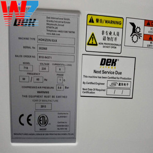 Stampante PCB DEK Horizon 03iX Completamente Automatica per Stencil di Pasta Saldante SMT - Product Image 6