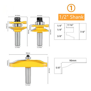 Chất lượng cao cacbua vonfram Tipped <span class=keywords><strong>Router</strong></span> <span class=keywords><strong>bit</strong></span> gỗ phay Cutter cho cửa gỗ Tủ thích hợp cho CNC <span class=keywords><strong>Router</strong></span> - Product Image 6