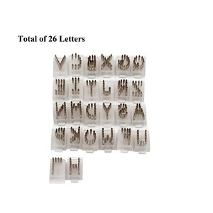 Nouvel équipement agricole : Machines de <span class=keywords><strong>tatouage</strong></span> auriculaire réutilisables en argent pour animaux (moutons, chèvres, porcs) - Acier inoxydable 304, portables, garantie 1 an - Product Image 6