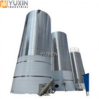 Cuve de Refroidissement et de Fermentation en Acier Inoxydable pour Lait et Yaourt 10KL 15KL 20KL 30KL avec Agitateur