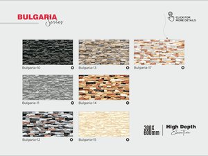Carreaux muraux en céramique Elevation | Carreaux extérieurs numériques à grande profondeur de 300x450mm pour les maisons et les salles de bains modernes - Product Image 5