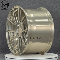 Rines de Aleación Maxtera Forged Custom VS5RS Poilseed Frozen Gold Style para Porsche, BMW, Camaro, Corvette, Mustang, GT-R, 370Z, Supra