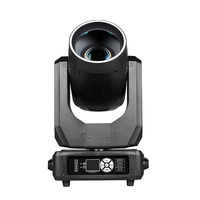 Nueva Llegada: Mini Cabeza Móvil Sharpy Beam de 350W 380W con Anillo, Doble Prisma, 14 Colores, Efecto Arcoíris, 17 Gobos, DMX512