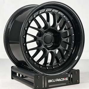 Bku ruote forgiate in fibra di carbonio per Ferrari 488 458 SF90 296 F8 FF 812 ff Gt4c 19 20 21 pollici H-type 9-13J cerchi in lega 2 pezzi - Product Image 5