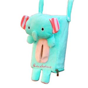 Personalizzato auto decorazione appesa <span class=keywords><strong>peluche</strong></span> panda animale auto <span class=keywords><strong>peluche</strong></span> titolare della scatola del tessuto - Product Image 2