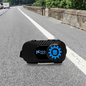 C100 BT5.2スマートビデオインターコムシステムオートバイ用ヘルメットヘッドセット1080P/720pカメラサポート2インターホン600mプラスチック製 - Product Image 2