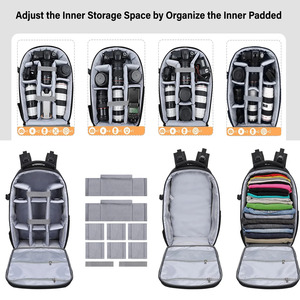 Mochila Impermeable para Cámara de 15-16 Pulgadas, Mochila de Viaje, Estuche Rígido para Fotografía, Bolsa para Cámara DSLR/SLR para Nikon, Canon, Sony - Product Image 2
