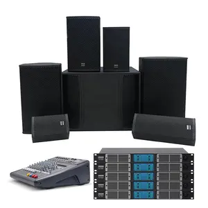 Professional Audio Systems FLEX-T10 10 Inch 2 Unit 2 Way Pro Audio Stage Disco Music Dj Sound System Speakers 400W Professional Dj Karaoke Power Speaker