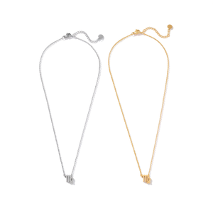 Collana con Ciondolo Vergine in Acciaio Inossidabile, 12 Pezzi, Tonalità Oro e Argento, Acero 6-6 - Product Image 2