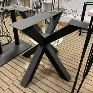 أثاث غرفة الطعام ، أثاث مطعم ، أرجل مربعة الشكل من الفولاذ ، لطاولة الخشب ، قاعدة طاولة معدنية من الصلب - Product Image 1