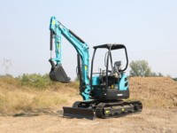 Mini-excavatrice sur chenilles compacte de 3,5 tonnes pour moteur, puissance de creusement élevée, capacité de la cuve de 0,09 m, composants de marque réputée