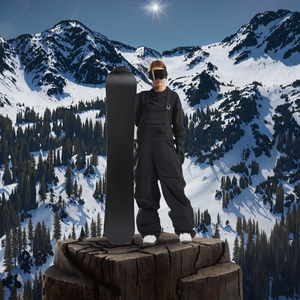 Pantalones de Esquí Profesionales con Peto para Hombre y Mujer, Impermeables, Cortavientos, Transpirables, Ligeros, Resistentes al Desgarro, para Nieve, Unisex, para Adultos, con Cremallera - Product Image 3