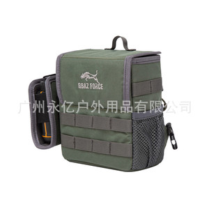 Bolsa de Pecho para Binoculares Gaf 500D de Nailon Verde, Impermeable, para Caza al Aire Libre, Mochila de Doble Asa con Compartimento Interior - Product Image 2