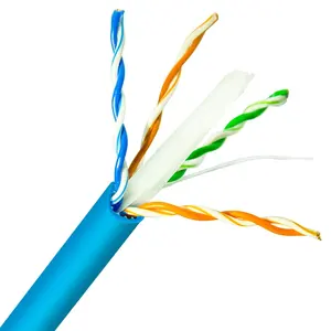 חיבורי CTC כבלי תקשורת cat 5e כבל רשת cat6 כבל 305m 23awg מפעל מוצק