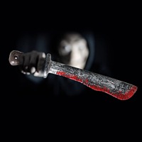 Couteau à sang d'Halloween fantôme Festival accessoires de fête fourniture de cosplay réaliste couteau de cuisine de simulation en plastique couteau long d'Halloween