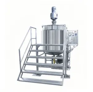 Máquina agitadora de almacenamiento de líquidos Económica/Reacción de doble capa de buen rendimiento/tanque químico de calentamiento de mezcla de proveedor Chino