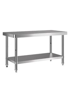 Mesa de acero inoxidable VICTORY, pierna cuadrada, Banco SS, mesa de café, equipo de catering para otros suministros de hotel y restaurante - Product Image 6