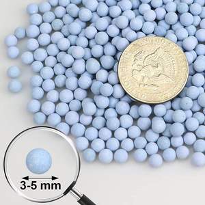Mini Blue Hydroponics Clay Pebbles Mejorado 3mm-5mm Hydro Ceramsite Balls para riego hidropónico - Product Image 4