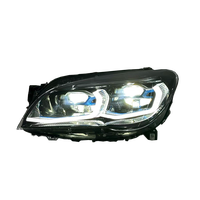SJC Auto Phares LED complets de haute qualité à double couleur DRL, mise à niveau au style G12 pour BMW F01 F02 730i 740i 735i 2013-2015