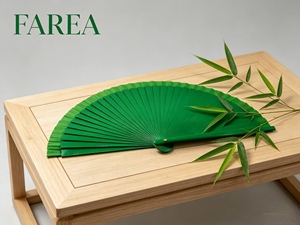 Abanico plegable de madera para Festival español, Accesorio clásico, ideal para regalo de boda, recuerdo, Personal - Product Image 2