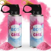 Kit Extincteur Révélation de Genre 100% Biodégradable, Fournitures de Fête pour Décorations Mémorables de Révélation de Sexe de Bébé