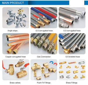 中国工厂免费送货CUPC NSF无铅黄铜无胶推装铜PEX CPVC - Product Image 5