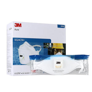 Mascarilla Respiratoria Desechable de 5 Capas con Válvula 9324CN+ al por Mayor, Cubrebocas Antipolvo - Product Image 4