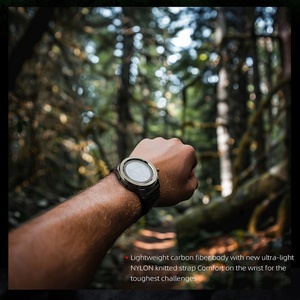 NORTH EDGE Men's Digital Nylon Carbon Fiber <b>Watch</b> Shock Sports Super Light Outdoor <b>Compass</b> Waterproof 50M Wristwatches - Product Image 5