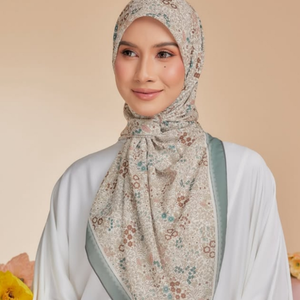 Hijab de algodón de primera calidad con estampado de gasa Voal Miracle Hijab Laser Cutting Edge Indonesia Malasia musulmán estampado Hijab bufanda - Product Image 3