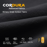 Chemise décontractée pour homme QUICKSHOW CORDURA à manches longues, résistante aux déchirures, hydrofuge, séchage rapide, col rabattu, automne, ODM, 100% nylon