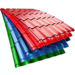 Lámina de Techo Corrugada de Acero Galvanizado Grado G60, Capa de <span class=keywords><strong>Zinc</strong></span> Z61-Z90, Acabado PPGI - Product Image 1