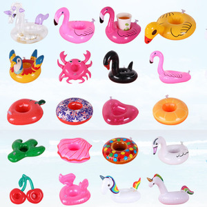 Chất lượng cao PVC Inflatable nước Coaster nổi uống cup chủ nệm không khí cho cup nổi các thiết bị đồ chơi dễ thương - Product Image 3
