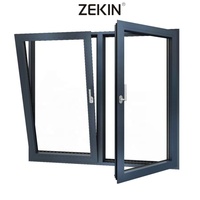 Ventana de Seguridad de Nuevo Diseño con Perfil de Aluminio, Múltiples Configuraciones, Vidrio Low-E, Resistente al Viento y Ahorro de Energía