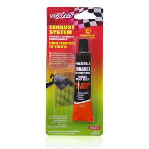ZCQR DECO Maxeed Mastic d'étanchéité pour système d'échappement, sans résidus plastiques, scellant anti-fissures haute température jusqu'à 1100 °C, version européenne M0111 - Product Image 2