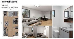 Casa Modular Tipo Bungalow en la Zona <span class=keywords><strong>de</strong></span> Vinos, Casa Prefabricada para Jardín - Product Image 6