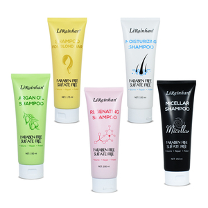 Champú nutritivo contra la pérdida de cabello de etiqueta privada, champú de queratina con aceite de suero para el crecimiento del cabello de biotina - Product Image 2