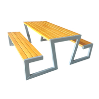 Parkbank mit tisch metall outdoor orientalischen picknick tische und park bänke