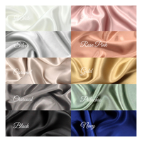 100% tissu de soie de mûrier pur luxe 19Momme/22Momme impression personnalisée tissu de soie pure naturelle douce