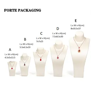 FORTE five sizes necklace stand shop jewelry display jewellery exhibit bust custom 'jewelery' necklace display bust