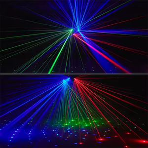 Nueva Luz Móvil de Cabeza <span class=keywords><strong>AMG</strong></span> de 30W, 3 Brazos, DMX512/Activación por Sonido, 4 en 1, Bola Mágica, Efectos de Luz Beam/Strobe/Láser, LED RGBW, 2 Años de Garantía - Product Image 2