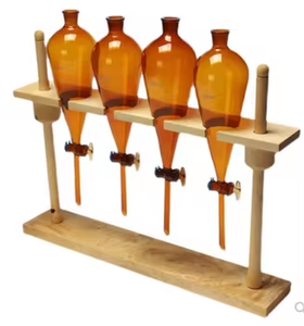 Pêra forma distribuição funil PTFE pistão vidro pistão distribuição funil laboratório pistão gotejamento funil - Product Image 4