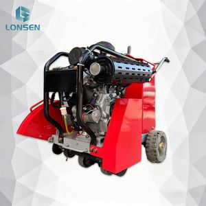 Scie à pavés routiers robuste LONSEN Q600, moteur 2V80F, profondeur de coupe maximale de 22 cm - Product Image 6
