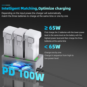 100W for Mini 5 Pro/Mini 4 Pro/Mini 3 Pro/Mini 3 Standard Battery & Extended Flight Battery Charging Manager Bat - Product Image 4