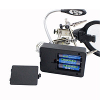 2.5X 7.5X 10XDesktop Magnifier LED 3 in 1 Repair Soldering Station Magnifier Repair Tool