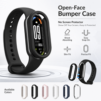 Coque de protection antichoc fine et mate en PC creux compatible avec Xiaomi Mi Band 10 9 Pro 9 8 Smart Band