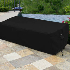 Housse de protection en tissu Oxford pour mobilier de terrasse, chaise longue, canapé double, banc de terrasse, anti-poussière - Product Image 2