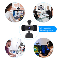 Kamera Web 2K Webcam Full HD 1080P dengan Auto Focus Online Class Meeting Video Call Camara Web